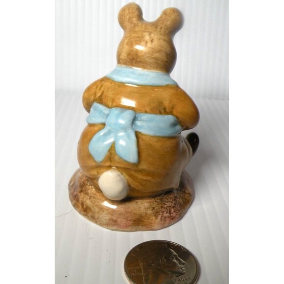 Beatrix Potter Beswick England Rare Vintage "Old Mr. Bouncer" 1986 Ceramic Figur - Picture 3 of 5